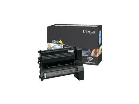Toner Lexmark 15G041Y - jaune (6.000 pages)