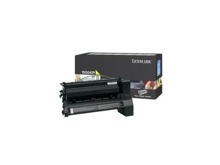 Toner Lexmark 15G042Y - jaune (15.000 pages)