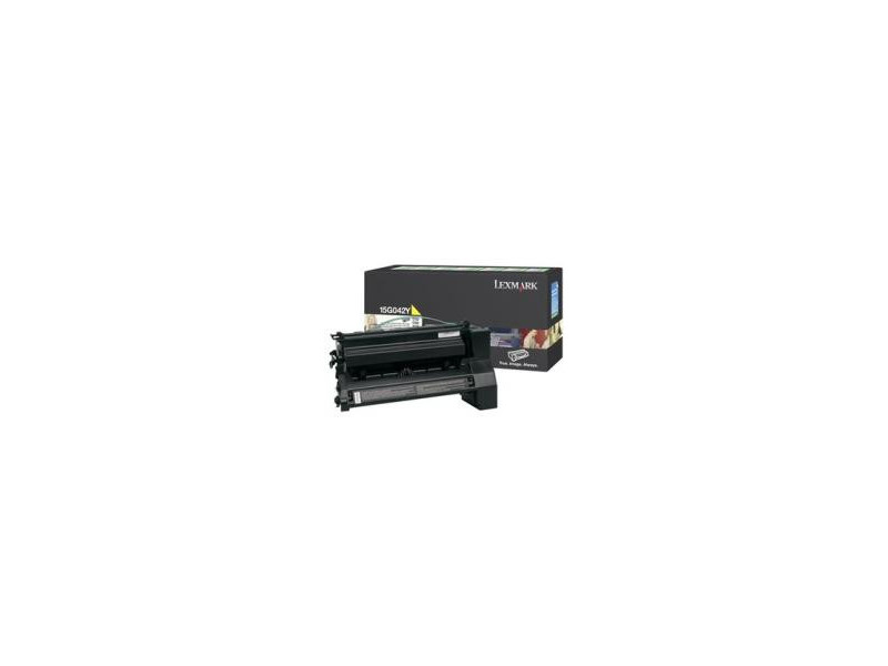 Toner Lexmark 15G042Y - jaune (15.000 pages)
