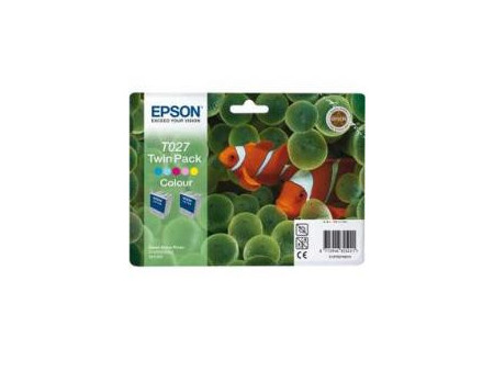 Cartouche Epson T027 - Couleur (Pack de 2)