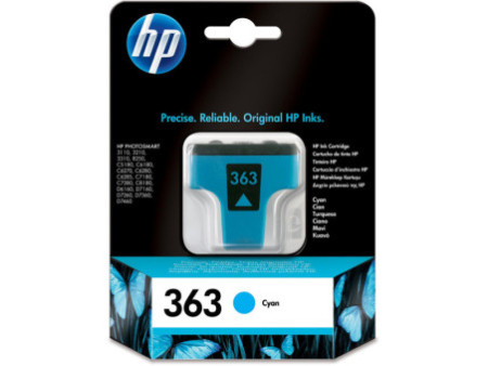 Cartouche Jet d'encre HP N°363 Cyan
