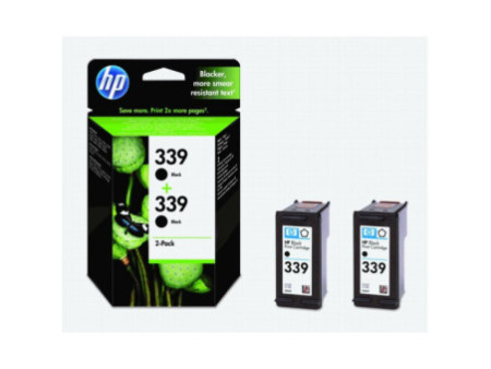 Cartouche Jet d'encre HP N°339 Noir (*2)