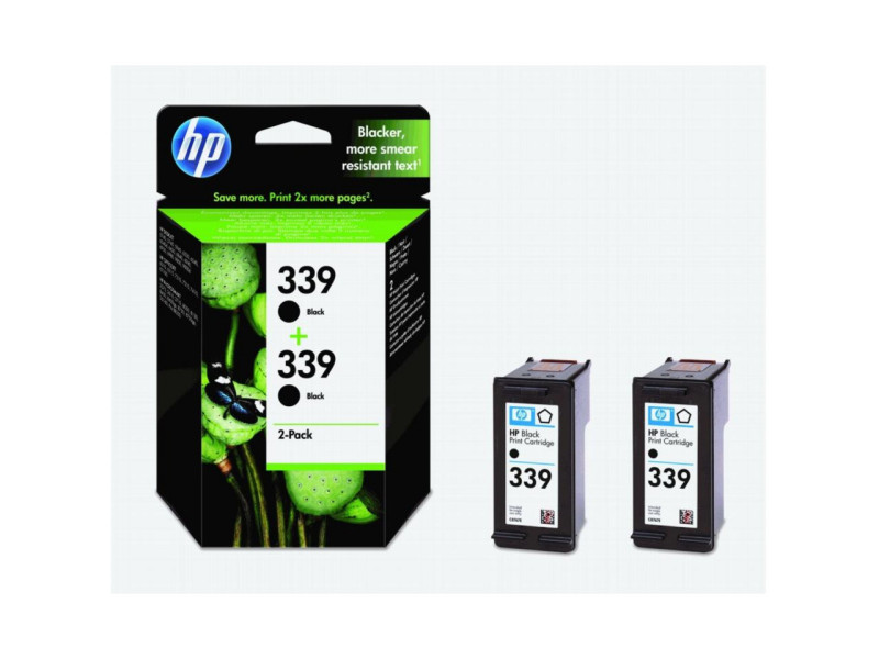 Cartouche Jet d'encre HP N°339 Noir (*2)