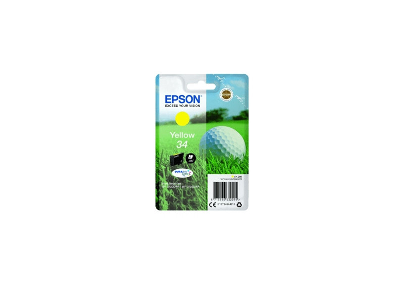 Cartouche Epson 34 - C13T34644010 - Jaune - 300 pages