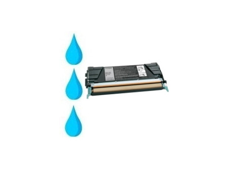 Toner compatible Lexmark C5222CS - Cyan (5.000 pages)
