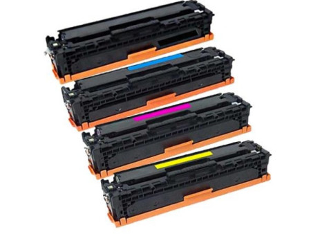 Pack de 4 Toners compatibles HP CF410X CF411X CF412X CF413X - 410X