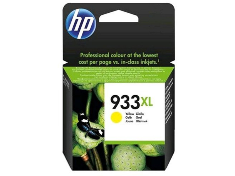 hewlett packard cartouche jet d'encre jaune 933xl