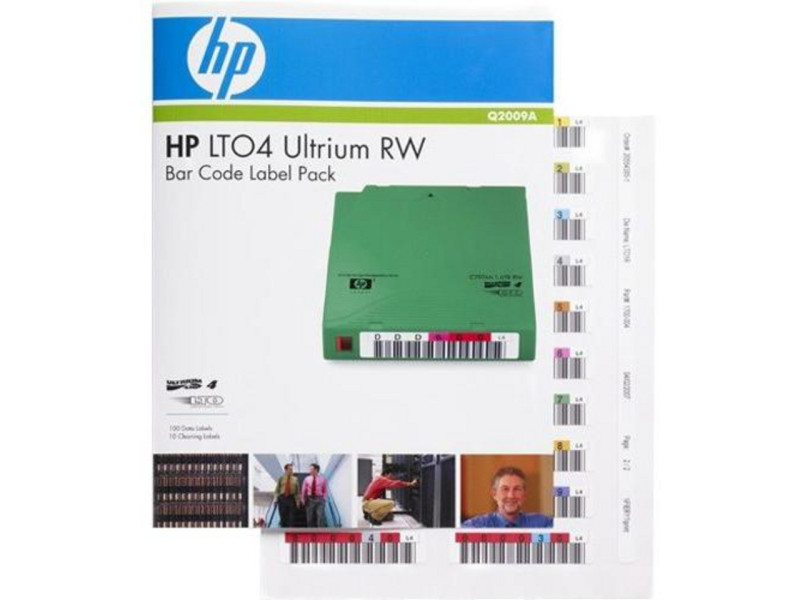 hewlett packard etiquette lto ultrium 4