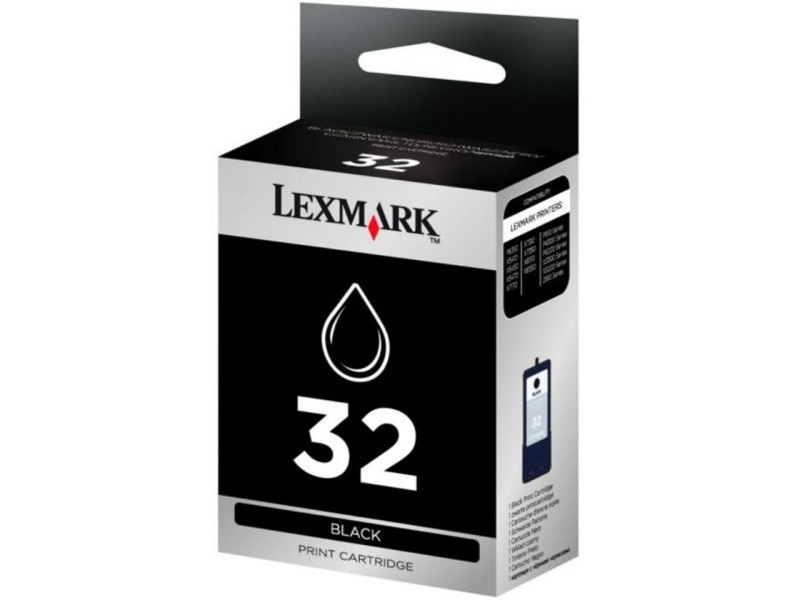 Cartouche Jet d'encre LEXMARK N°32 Noir