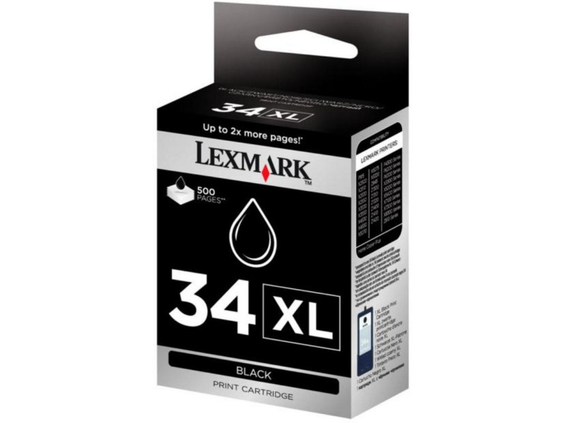 Cartouche Jet d'encre LEXMARK N°34 Noir
