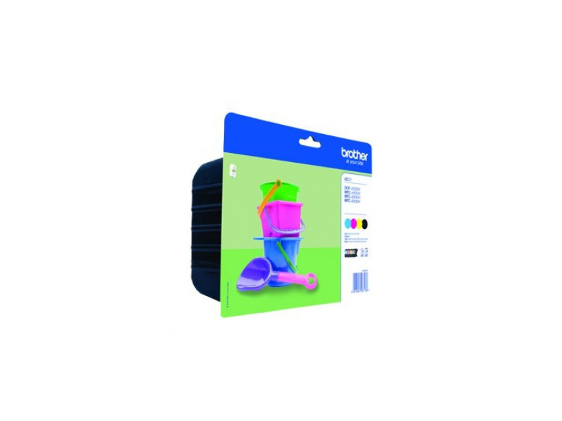 Multipack BROTHER LC221VALBP (4 cartouches BK/C/M/Y)