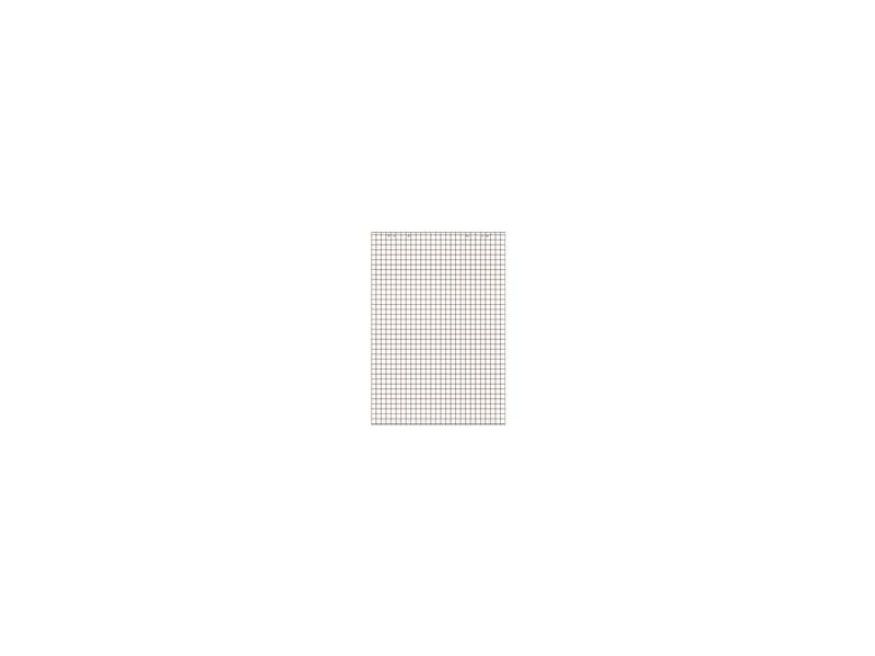 LANDRÉ Bloc paperboard, 20 feuilles, quadrillé, à plat