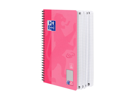 Oxford Cahier Touch, B5, quadrillé, 160 pages, rose