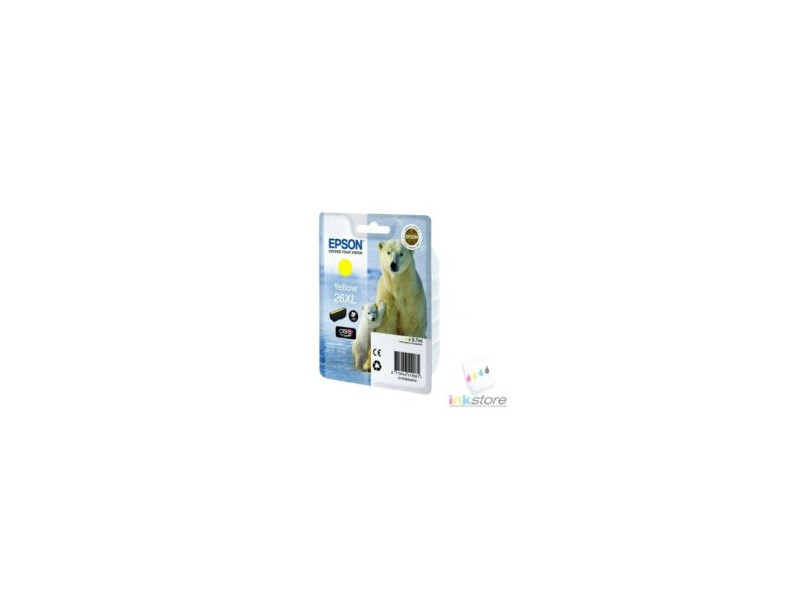 Cartouche Epson T26 T2634 XL - Jaune (700 pages)