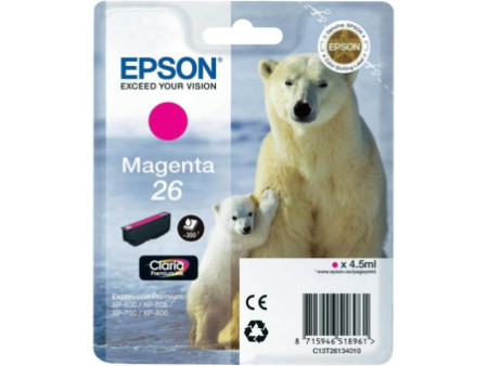 Cartouche Epson T26 T2613 - Magenta (300 pages)