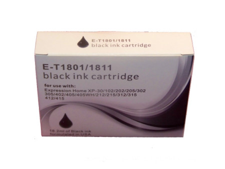Cartouche compatible Epson T1801 T1811 XL - Noir (450 pages)