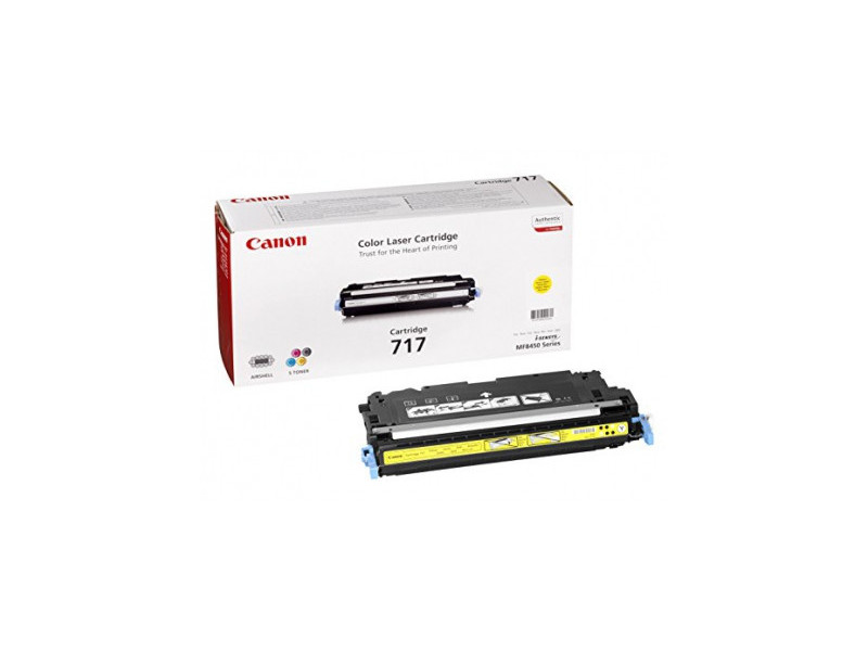 canon toner laser jaune 717y 4.000 pages mf/8450/9130/9170
