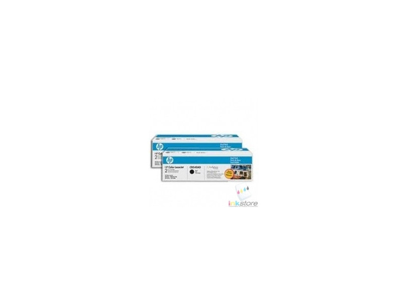 Toner laser HP Noir CB540A - 2.200 pages (pack 2)