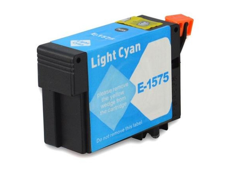 Cartouche compatible Epson T1575 - Cyan clair