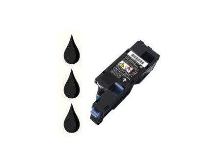 Toner compatible DELL C1760/C1765 BK - Noir