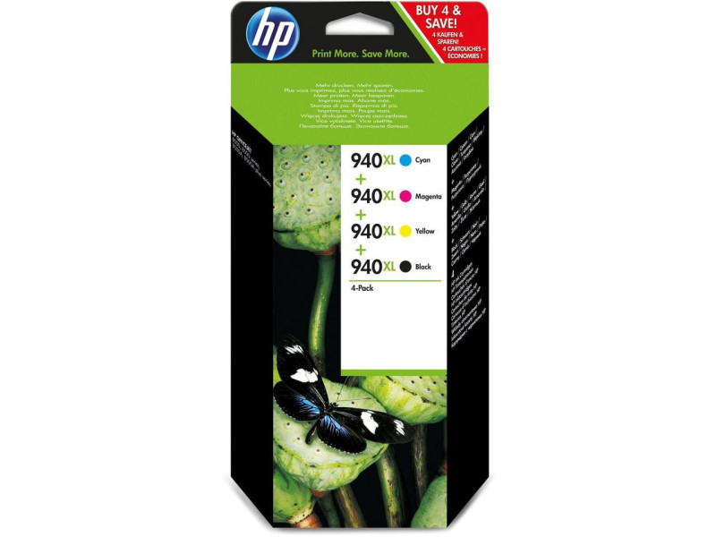 hewlett packard cartouche jet d'encre rainbow pack 940xl combo pack pack 4
