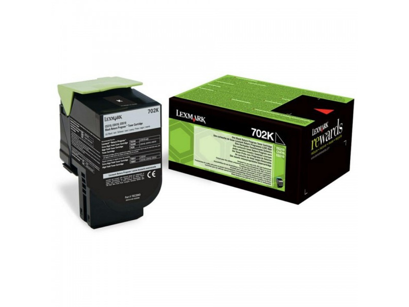 Toner Lexmark 70C20K0 - Noir (1.000 pages)