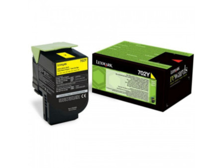 Toner Lexmark 70C20Y0 - Jaune (1.000 pages)