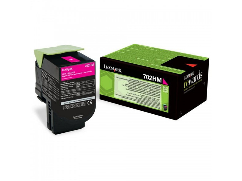 Toner Lexmark 70C2HM0 - Magenta (3.000 pages)