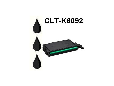 Toner compatible Samsung CLT-K6092S - Noir (7.000 pages)