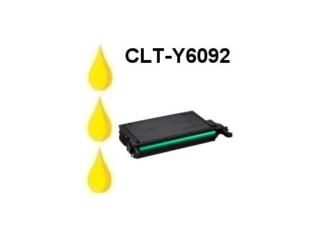Toner compatible Samsung CLT-Y6092S - Jaune (7.000 pages)