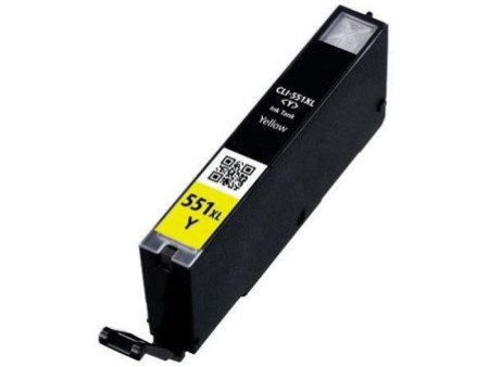 Cartouche compatible Canon CLI-551XL CLI551XL - Jaune (12 ml)