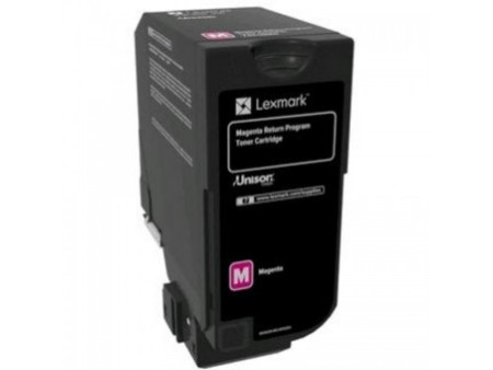 lexmark toner laser magenta 7.000 pages retornable cs/720/725 cx725