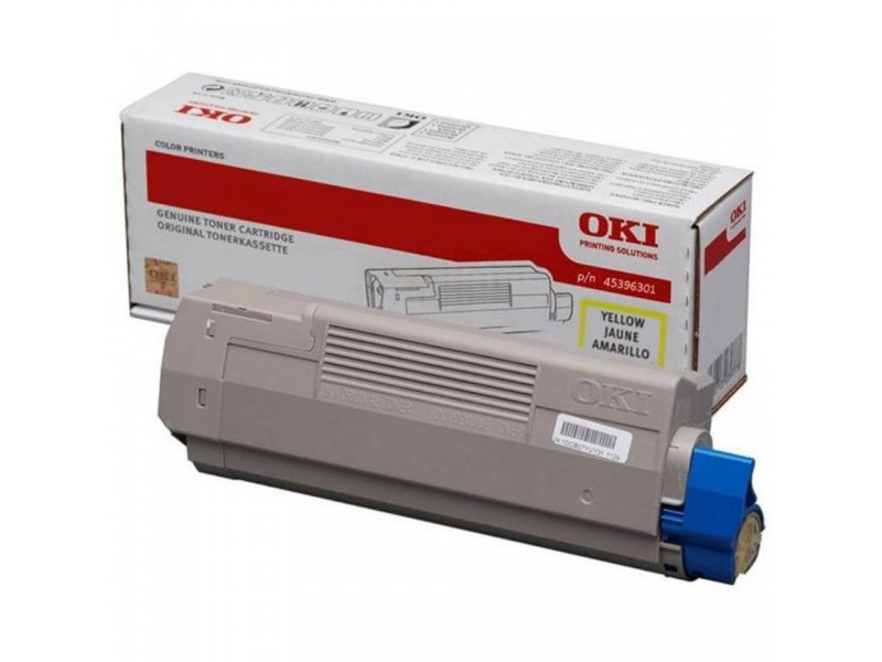 Toner Oki 45396301 - Jaune (6.000 pages) - MC760/770/780