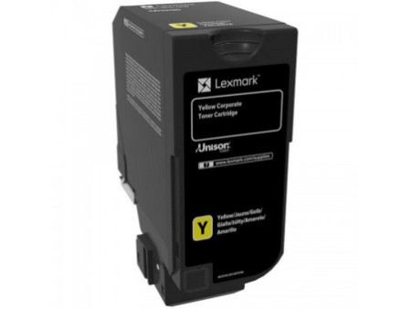 lexmark toner laser jaune 3.000 pages retornable cs/720/725 cx725