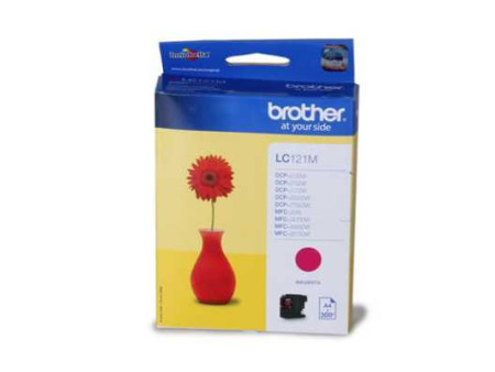 Cartouche Brother LC121M - Magenta (300 pages)