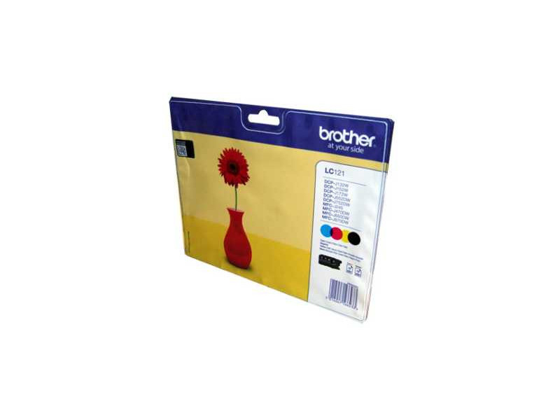Rainow Pack - 4 Cartouches Brother LC121