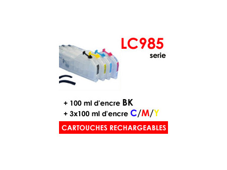 Cartouches rechargeables Brother LC985