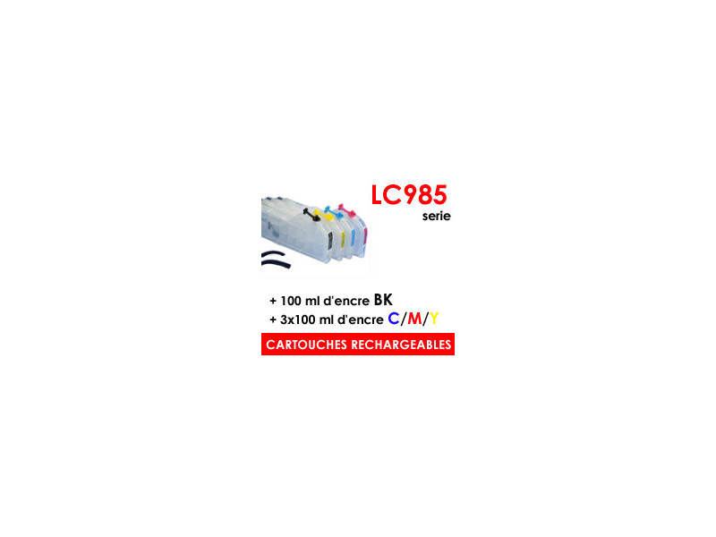 Cartouches rechargeables Brother LC985