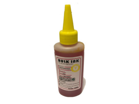 Recharge encre 100ml pour BROTHER - JAUNE