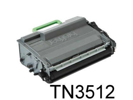 Toner compatible Brother TN3512 - noir - 12000 pages