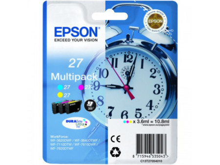 Multipack Epson 27 - 3 cartouches C/M/Y