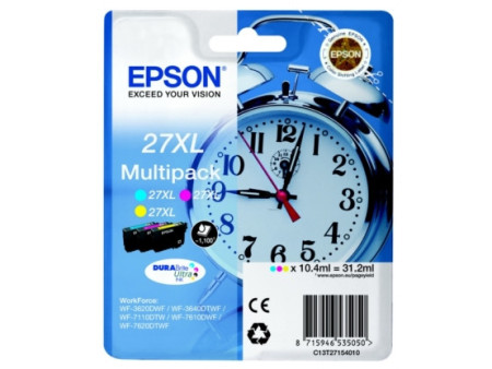 Multipack Couleur Epson 27XL - 3 cartouches C/M/Y