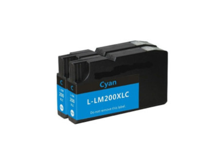 Cartouche compatible Lexmark 210XL - Cyan (2 cartouches)