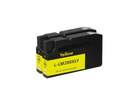 Cartouche compatible Lexmark 210XL - Jaune (2 cartouches)