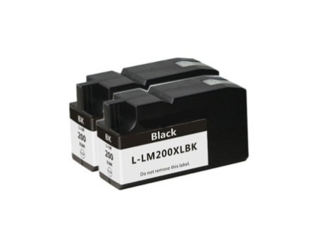 Cartouche compatible Lexmark 210XL - Noir (2 cartouches)