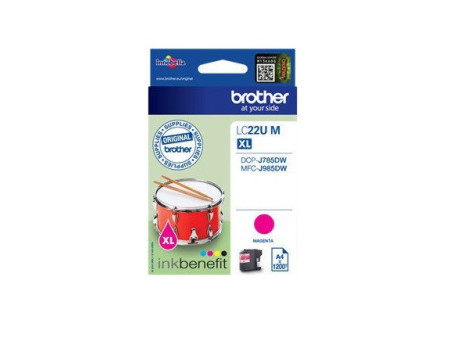 Cartouche Brother LC22UM - Magenta - 2400 pages