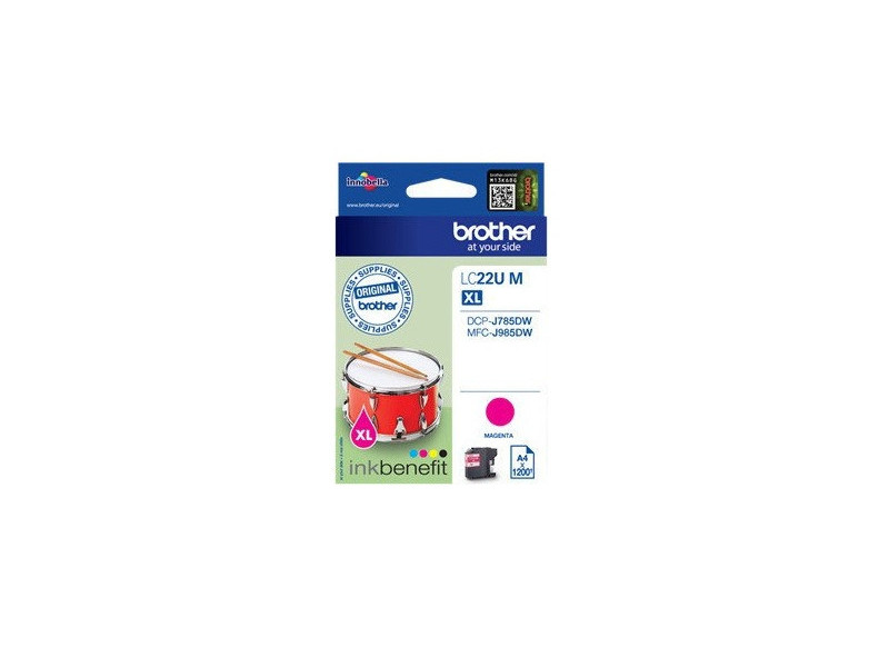 Cartouche Brother LC22UM - Magenta - 2400 pages
