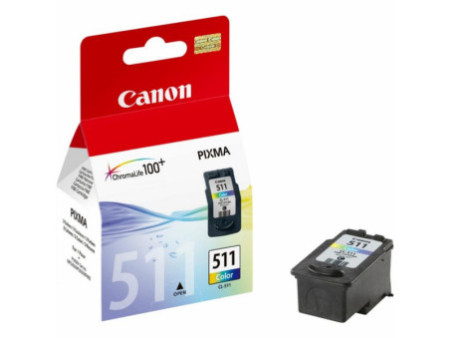 canon cartouche jet d'encre couleur cl-511 pixma-mp/240/252/260/480/490/270 pixma-mx/320