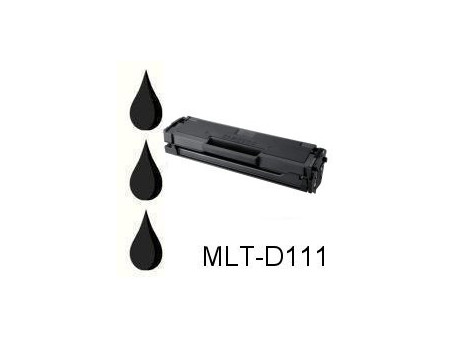 Toner compatible Samsung MLT-D111S - Noir (1.000 pages)