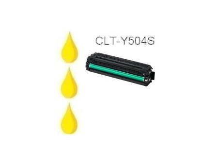 Toner compatible Samsung CLT-Y504S - Jaune - CLP-415 CLX-4195